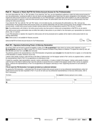 Form FTB3520-PIT Individual or Fiduciary Power of Attorney Declaration - California, Page 3