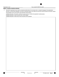 Form FTB3500 Exemption Application - California, Page 3
