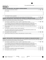 Form FTB3500 Exemption Application - California, Page 6