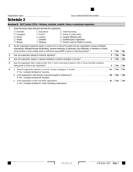 Form FTB3500 Exemption Application - California, Page 7