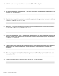 Form FTB5841 Request for Filing Compliance Agreement - California, Page 3