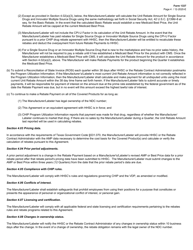 Form 1337 Chip Drug Rebate Agreement - Texas, Page 4