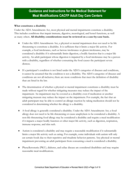 Instructions for Medical Statement for Meal Modifications in Child and Adult Care Food Program (CACFP) Adult Day Care Centers - Connecticut, Page 3