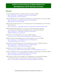 Instructions for Medical Statement for Meal Modifications in Child and Adult Care Food Program (CACFP) Adult Day Care Centers - Connecticut, Page 7