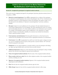 Instructions for Medical Statement for Meal Modifications in Child and Adult Care Food Program (CACFP) Adult Day Care Centers - Connecticut, Page 9