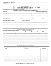 Form K-8 License Inspection Application - Connecticut