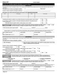 Form P-142M Medical Form - Connecticut, Page 3