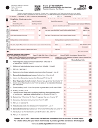 Form CT-1040NR/PY Connecticut Nonresident and Part-Year Resident Income Tax Return - Connecticut