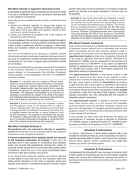 Schedule CT-1040BA Nonresident Business Apportionment - Connecticut, Page 2