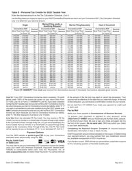 Form CT-1040ES Estimated Connecticut Income Tax Payment Coupon for Individuals - Connecticut, Page 8
