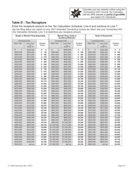 Form CT-1040X Amended Connecticut Income Tax Return for Individuals - Connecticut, Page 12