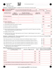 Form CT-1040X Amended Connecticut Income Tax Return for Individuals - Connecticut, Page 5