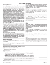 Form CT-8801 Credit for Prior Year Connecticut Minimum Tax for Individuals, Trusts, and Estates - Connecticut, Page 4