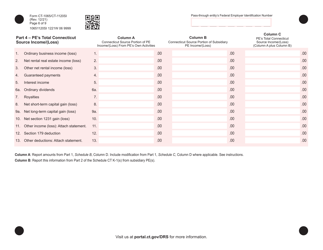 Form CT-1065 (CT-1120SI) Connecticut Pass-Through Entity Tax Return - Connecticut, Page 6