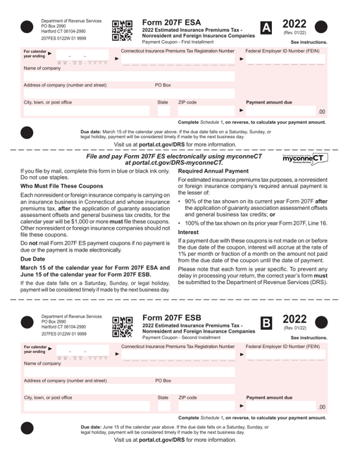 Form 207F ES 2022 Printable Pdf