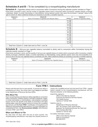 Form TPM-1 Certification of Compliance and Affidavit by Nonparticipating Manufacturer - Cigarettes Sold to Consumers Within Connecticut During Calendar Quarter - Connecticut, Page 2