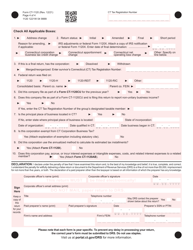 Form CT-1120 Corporation Business Tax Return - Connecticut, Page 4