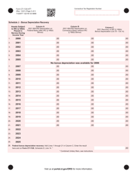 Form CT-1120 ATT Schedule H, I, J Corporation Business Tax Return - Connecticut, Page 3