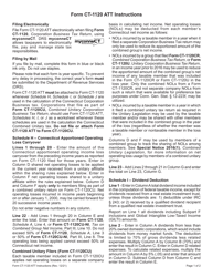 Form CT-1120 ATT Schedule H, I, J Corporation Business Tax Return - Connecticut, Page 5