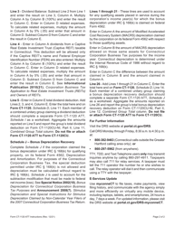 Form CT-1120 ATT Schedule H, I, J Corporation Business Tax Return - Connecticut, Page 6