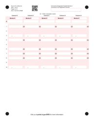 Form CT-1120A-CU Apportionment Computation for Combined Unitary Filers - Connecticut, Page 2