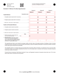 Form CT-1120A-CU Apportionment Computation for Combined Unitary Filers - Connecticut, Page 3