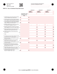 Form CT-1120CU-NI Tax on Combined Group Net Income - Connecticut, Page 4