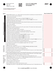 Form CT-1120CU-NCB Nexus Combined Base Tax Calculation - Connecticut