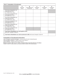 Form CT-1120HR Historic Rehabilitation Tax Credit - Connecticut, Page 2