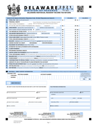 Form PIT-RES Delaware Individual Resident Income Tax Return - Delaware, Page 2
