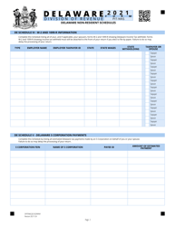 Form PIT-NNS Delaware Non-resident Schedules - Delaware, Page 2