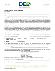 DEO Form UCO-408 Voluntary Payroll Deduction Request - Florida (Haitian Creole)