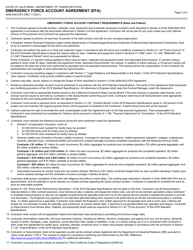 Form ADM-4043 EFA Emergency Force Account Agreement (Efa) - California, Page 2