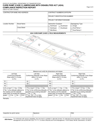 Form CEM-5773C Curb Ramp (Case C) Americans With Disabilities Act (Ada) Compliance Inspection Report - California, Page 4