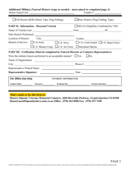 Military Funeral Honors Stipend Request - Colorado, Page 3