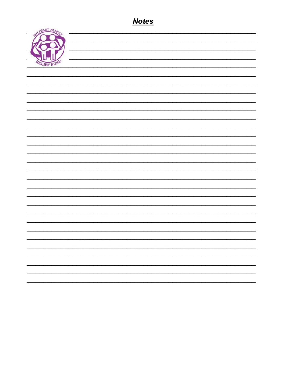 Application for the Military Family Relief Fund - Deployment Related Expenses - Colorado, Page 5