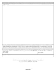 State Formulario 57026 Solicitud De Exencion De Pago En Exceso - Indiana (Spanish), Page 4
