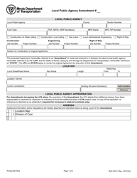 Form BLR05311 Local Public Agency Amendment - Illinois