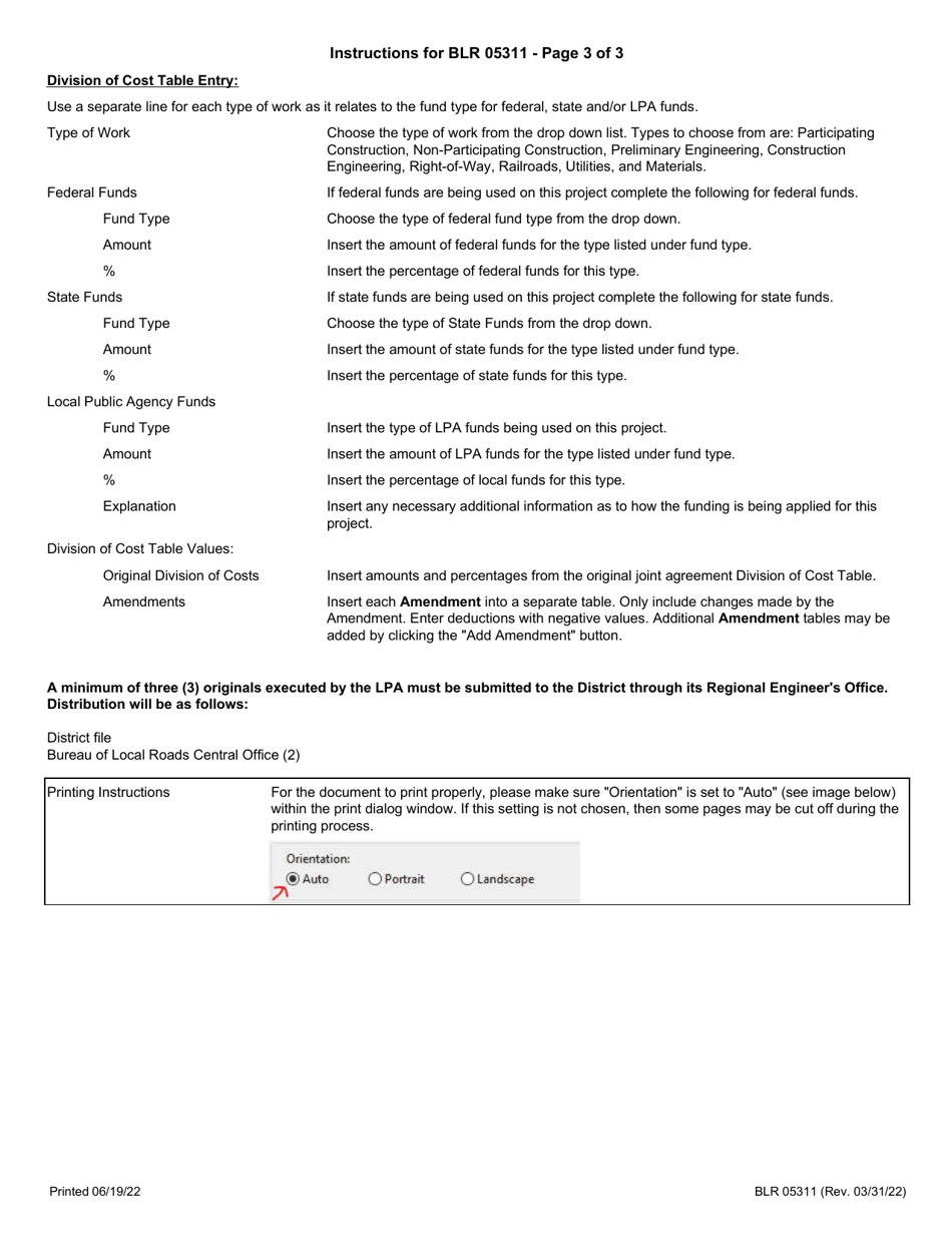 Form BLR05311 Local Public Agency Amendment - Illinois, Page 6