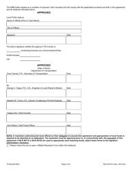 Form BLR05310C Joint Funding Agreement for State-Let Construction Work - Illinois, Page 5