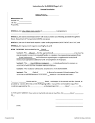 Form BLR05310C Joint Funding Agreement for State-Let Construction Work - Illinois, Page 9