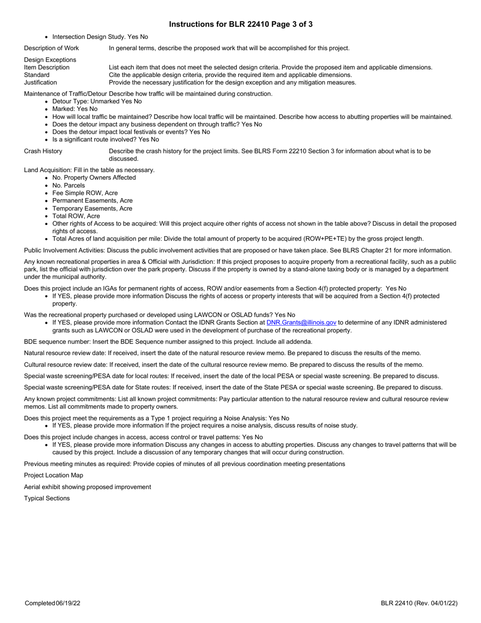 Form BLR22410 Coordination Meeting Data - Illinois, Page 6