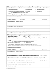 Form DOT-H2058 Medical Report - Hawaii, Page 3