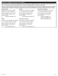 Form NWT9282 Application for Resources to Support Child Participation Funding - Northwest Territories, Canada (English/French), Page 3