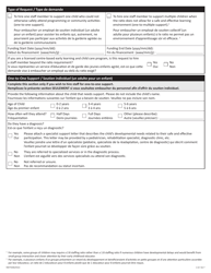 Form NWT9286 Application for Yearly Funding for Staff to Support Child Participation - Northwest Territories, Canada (English/French), Page 2