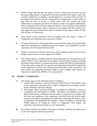 Attachment B Sample Sub-grant Agreement - Federal Clean Water Act Section 604b Grant - New Mexico, Page 4