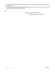 Form F32 Application Response - British Columbia, Canada, Page 3