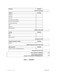 Form F8 Financial Statement - British Columbia, Canada, Page 9