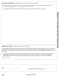 Form PCR970 Request to Consider Electronic Supervision - British Columbia, Canada, Page 3