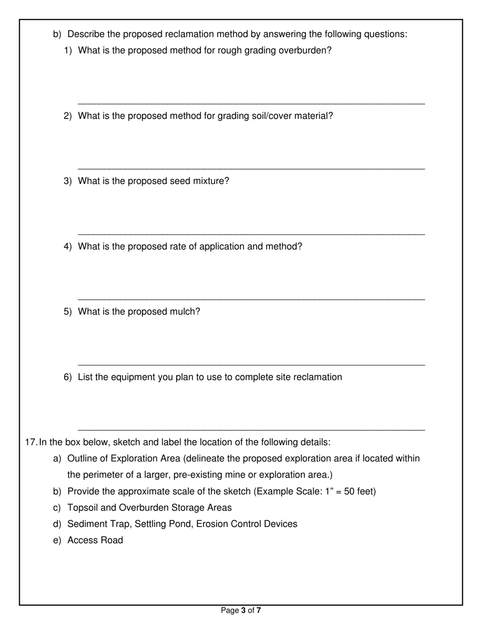 Bluestone Exploration Authorization (Bea) Application - New York, Page 3